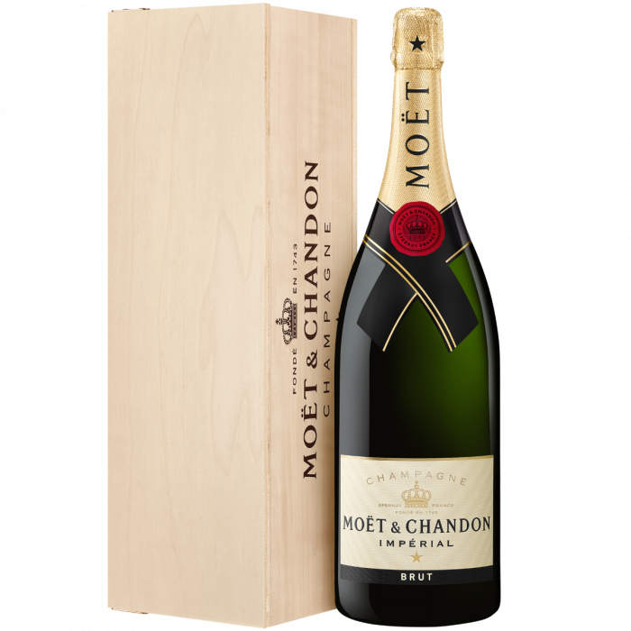 Moët & Chandon Brut Imperial Jeroboam + Wooden Gift box 3L