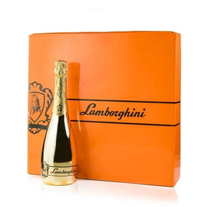 Lamborghini Brut Spumante Gold + 2 Glasses